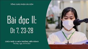 Chúa nhật 31 TN năm B - Bài đọc II: Dt 7, 23-28