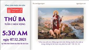TGP Sài Gòn trực tuyến 7-12-2021: Thứ Ba tuần 2 MV lúc 5:30 tại Nhà thờ Chính tòa Đức Bà
