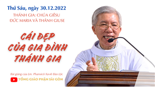 Cái đẹp của gia đình Thánh Gia - Lm. Phanxicô Xaviê Bảo Lộc | Lễ Thánh Gia