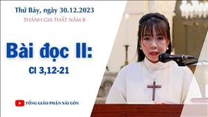 Bài đọc II: Cl 3,12-21 - Lễ Thánh Gia năm B