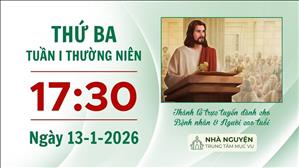 Thứ Ba tuần I Thường niên | 17:30 ngày 13-1-2026 | Trung tâm Mục vụ TGP Sài Gòn