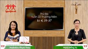 Gia đình cầu nguyện với Lời Chúa ngày 01-9-2020: thứ Ba tuần 22 mùa Thường niên (Lc 4, 31-37)