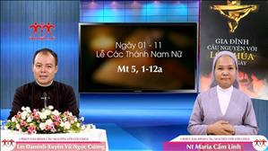 3 phút Gia đình cầu nguyện với Lời Chúa: Ngày 01-11 Lễ các thánh Nam Nữ (Mt 5, 1-12a)