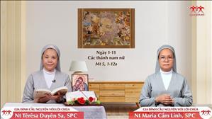 Gia đình cầu nguyện với Lời Chúa: Các thánh nam nữ (Mt 5, 1-12a)