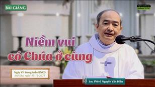 TGPSG Bài giảng ngày 31-12-2021: Ngày thứ 7 tuần Bát nhật Giáng sinh lúc 5:30 tại Nhà thờ Chính tòa Đức Bà